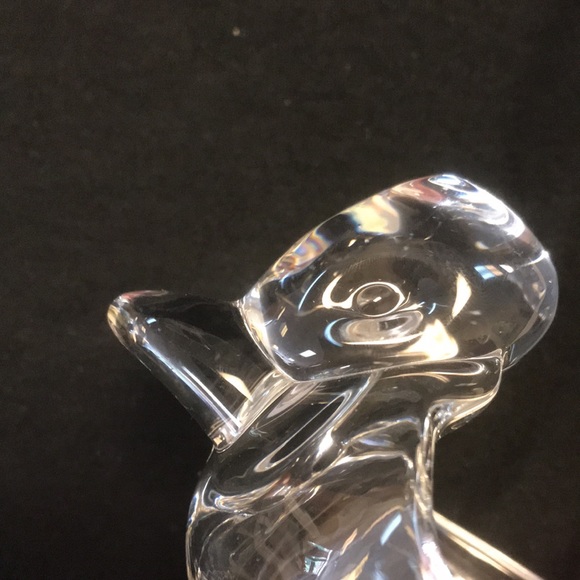 Vintage 40's Duncan & Miller Pall Mall Clear Crystal Duck Ashtray - Picture 5 of 5